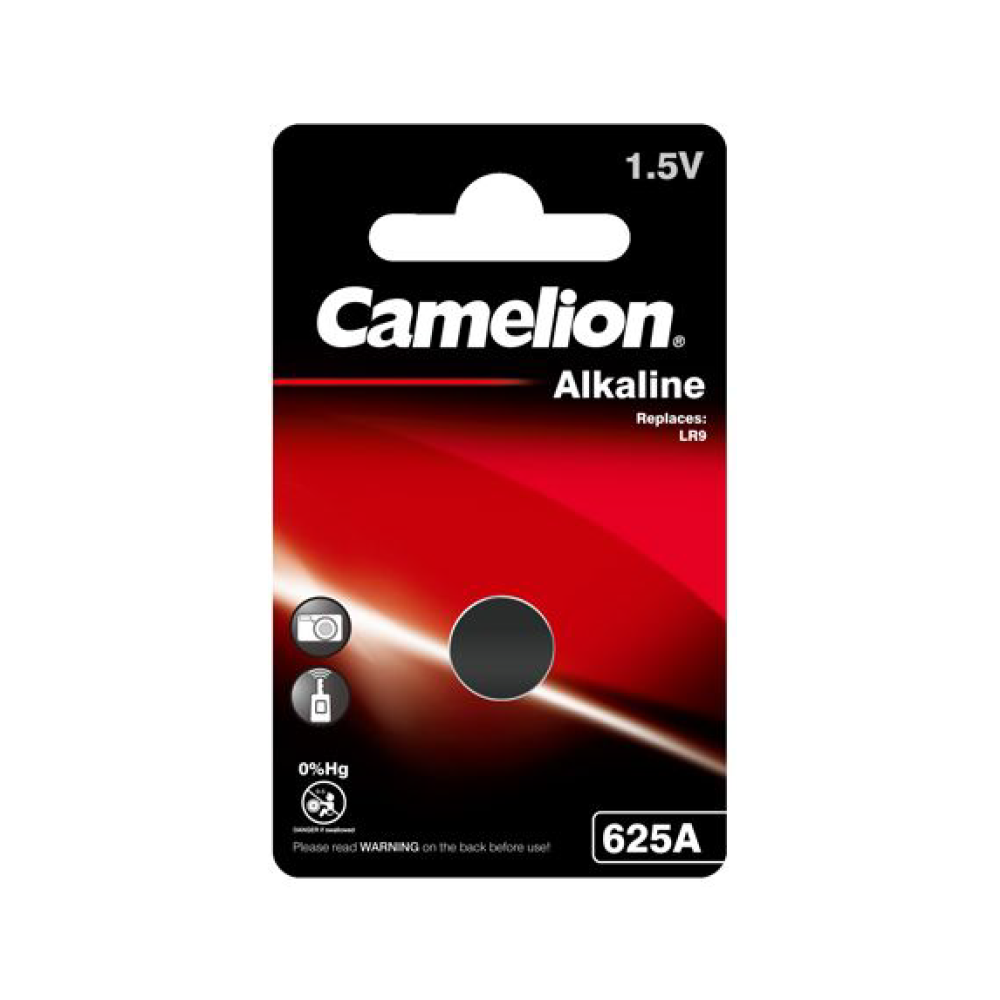 Camelion LR625A 1.5V Alkaline Button Cell Battery Single Pack Blister