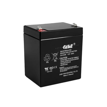 Casil CA1240 12V 4Ah Sealed Lead Acid Alarm Battery Honeywell ADT Replacement