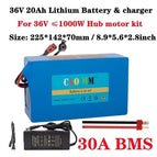 36v 20Ah 30A (≤1000W)
