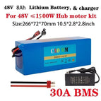 48v 8Ah 30A (≤1500W)
