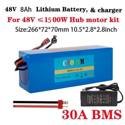 36V 48V 8Ah 14Ah 16Ah 20Ah Electric Bike Battery for 200W to 1500W Ebike Systems