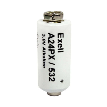 Exell A24PX 3V Alkaline Battery Compatible with V24PX RPX24 532 PX24 EPX24