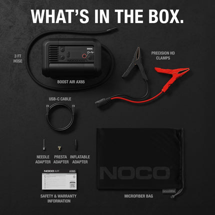 NOCO 2000A Jump Starter and 22A Air Inflator