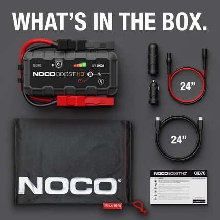 NOCO Boost 12V 2000A Jump Starter