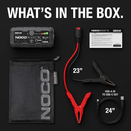 NOCO Boost X 12V 1250A Jump Starter