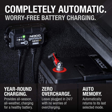 NOCO 1-Bank 5A Onboard Battery Charger