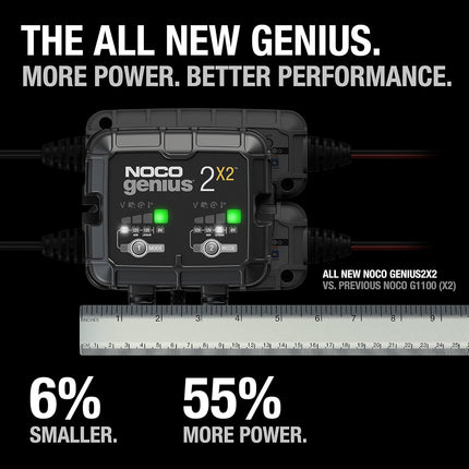 NOCO 4A 2-Bank Battery Charger