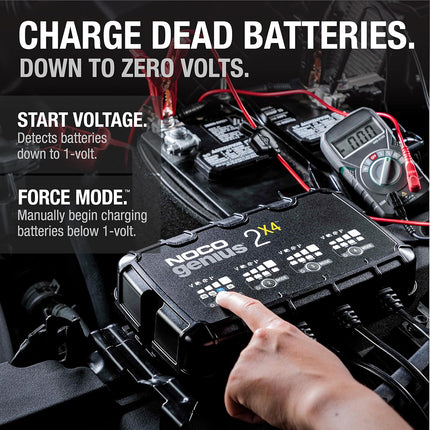 NOCO 8A 4-Bank Battery Charger