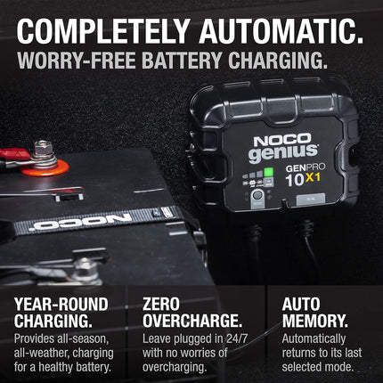 NOCO 1-Bank 10A Onboard Battery Charger