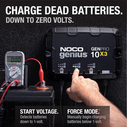 NOCO 3-Bank 30A Onboard Battery Charger
