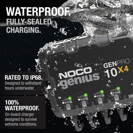 NOCO 4-Bank 40A Onboard Battery Charger