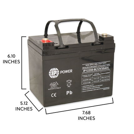 IP12350 B 12V 35Ah Sealed Lead Acid Battery