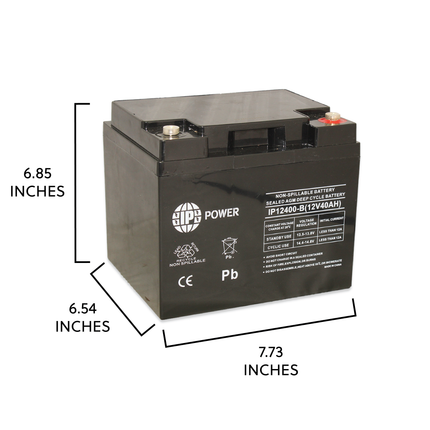 IP12400 B 12V 40Ah Sealed Lead Acid Battery