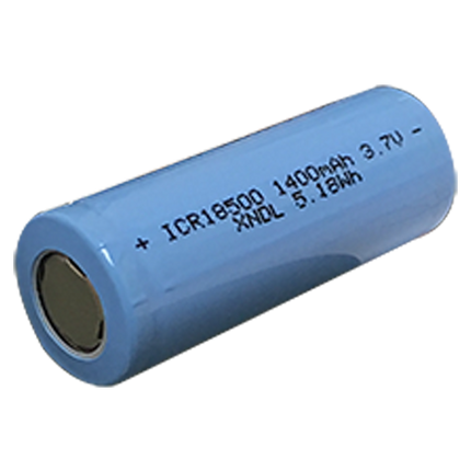 IP Power 18500 Li-ion 3.7V 1400mAh Flat Top - Rechargeable