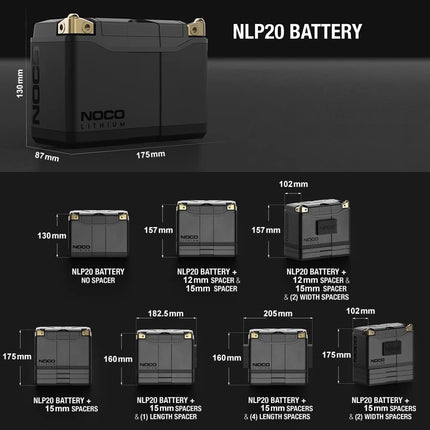 NOCO Group 20 Powersports Battery