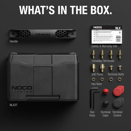 NOCO 100Ah Group 27 Lithium Battery