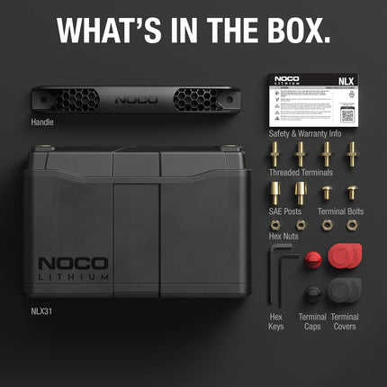 NOCO 120Ah Group 31 Lithium Battery