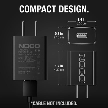 NOCO 10W AC USB Charger