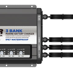 Lithium Battery Charger - 3 Bank
