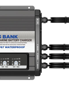 Lithium Battery Charger - 3 Bank