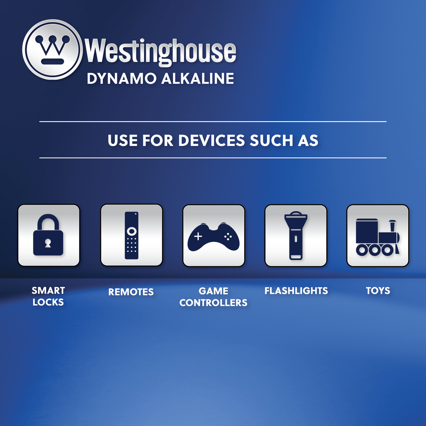 Westinghouse AAA Dynamo Alkaline Battery Box of 96 Long Lasting Power for High Drain and Everyday Devices