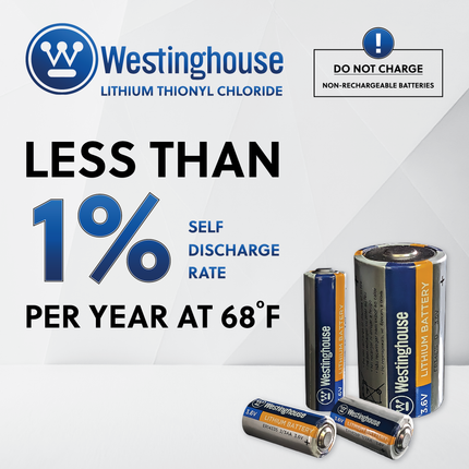 Westinghouse ER14505 AA Size 3.6V Lithium Primary Battery for Specialized Devices - Non Rechargeable