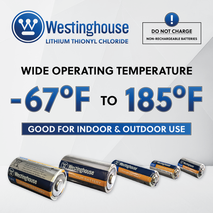 Westinghouse ER14505 AA Size 3.6V Lithium Primary Battery for Specialized Devices - Non Rechargeable