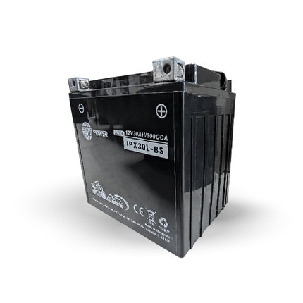 IP Power 30L-BS 12V 30Ah AGM High-Performance Motorsport Battery