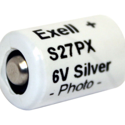 Exell S27PX 6V Silver Oxide Battery Replacement for EPX27 V27PX 4NR43 KX27 HS3C
