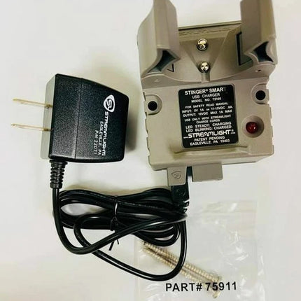 Streamlight 75105 22071 120V AC Charger Base and Cord for Stinger Flashlights OEM