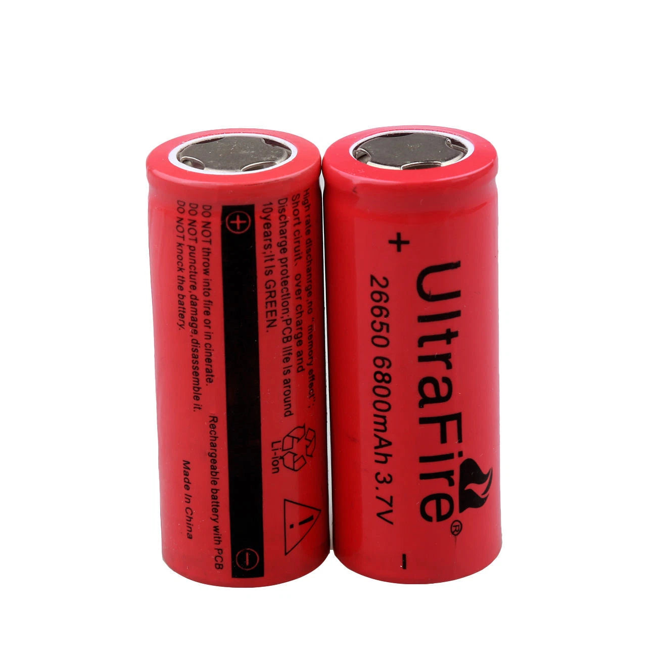 UltraFire 26650 Rechargeable Lithium Battery