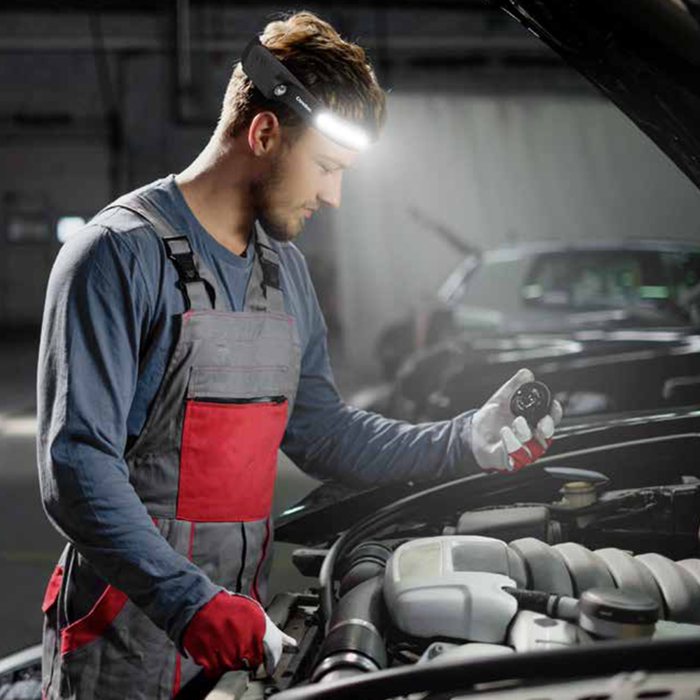 Westinghouse WF218 Rechargeable COB and LED Head Light with Wave Sensor and 6 Lighting Modes for Hands Free Outdoor and Work Use